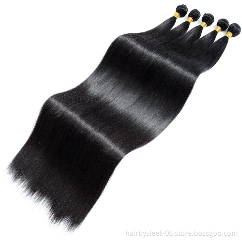 Rebecca Top grade Straight weave raw Brazilian cuticle aligned hair extension vendors remy virgin human hair bundles